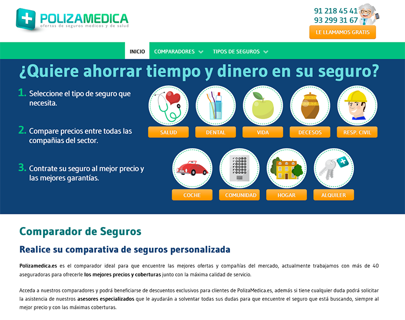 Comparador seguros médicos